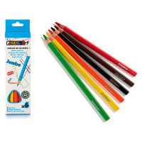 Colouring pencils Triangular Jumbo (6 pcs)