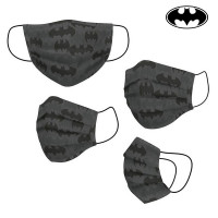 Hygienic Reusable Fabric Mask Batman Children's Grey