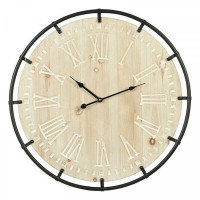 Wall Clock Circular Brown (60 x 60 x 4,5 cm)