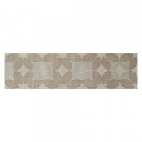 Carpet DKD Home Decor Beige Polyester Circles (60 x 240 x 0.9 cm)