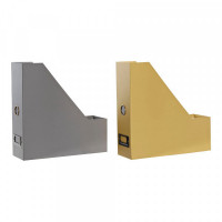 Multi-Purpose Organiser DKD Home Decor Cardboard Metal (2 pcs) (9 x 26.5 x 27 cm)