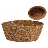Basket Conical Brown Natural Fibre (16 x 9 x 20 cm)