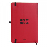 Notebook Mickey Mouse Red A5