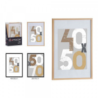 Wall photo frame Natural MDF (1 uds) (52,5 x 2,5 x 72,5 cm)