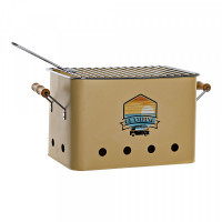Barbecue Portable DKD Home Decor Glamping Metal (30 x 22 x 22 cm)