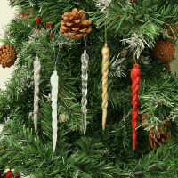 2020 Christmas Tree Ornament Simulation Ice Christmas Tree Hanging Decoration Icicle Prop for DIY New Year Party Xmas Home Decor