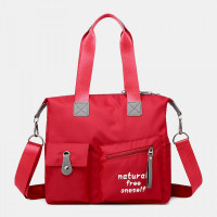 Women Large Capacity Waterproof Nylon Handbag Shoulder Bag