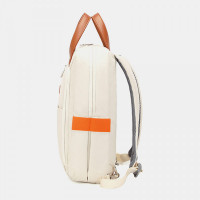 Women Oxford Multi-pocket Hidden Shoulder Strap Design Backpack Waterproof Wear-resistant 14 Inch Laptop Bag
