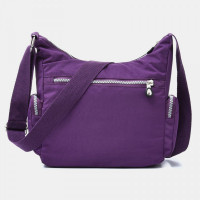 Women Waterproof Multi-pocket Solid Casual Crossbody Bag Shoulder Bag