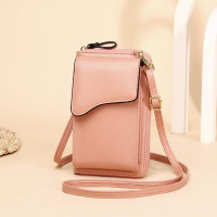 Women PU Leather Large Capacity Multifunction Long Wallet Card Holder 6.3 Inch Phone Bag Crossbody Bags Shoulder Bag