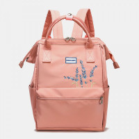 Women Anti theft Waterproof Embroidery Casual Backpack School Bag
