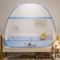 Foldable Baby Crib Canopy Safety Tent Mesh Crib Cover Cute Animal Printed Baby Bed Tent Mosquito Net For Kids Bedroom