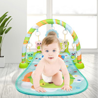 Baby Activity Play Mat Baby Gym Educational Fitness Frame Multi-bracket Baby Toys Music Piano Game Crawl Mats Rug