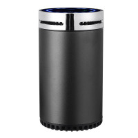 2-in-1 Alloy Portable Air Cleaner Aromatherapy Air Purifier For Car Home Office Air Recirculator Formaldehyde Odor Filter Deodorization