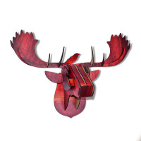3D Puzzle Model Creative European Wooden Animal Deer Head Home Decoration Accessories Christmas Wall Hanging Crafts
