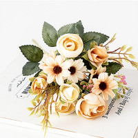 Artificial Flowers Bridal Hydrangea Home Wedding Garden Bouquet