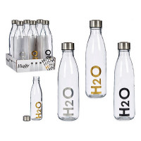 Water bottle H2O Transparent