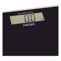 Digital Bathroom Scales Haeger Dark 180 kg