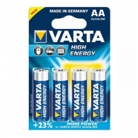 Alkaline Battery Varta LR6 AA 1,5 V 2930 mAh High Energy (4 pcs) Blue Blue