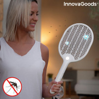 Rechargeable Insect Killer Racket with LED Rackill InnovaGoods