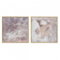 Painting DKD Home Decor Canvas Abstract (2 pcs) (70 x 4 x 70 cm)
