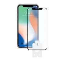 Tempered Glass Mobile Screen Protector Iphone X, Xs KSIX 2.5D Black