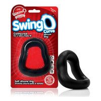 Cock Ring The Screaming O Swingo Curve Black