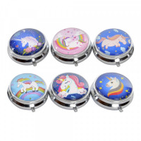 Pillbox with Compartments DKD Home Decor Unicorn (6 pcs)