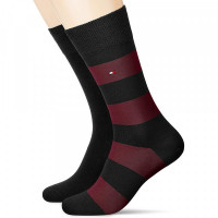 Socks Tommy Hilfiger Rugby Stripe Black (Refurbished A+)