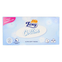 Tissues Facial Cotton Foxy (90Units)