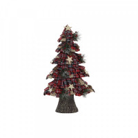 Christmas Tree DKD Home Decor Polyester Stars (32 x 14.5 x 51 cm)