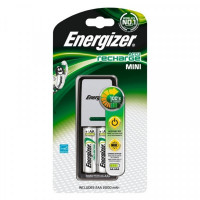 Charger + Rechargeable Batteries Energizer ENE300321000 LR6 BL4 AA 2000 mAh