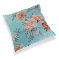 Cushion with Filling Flowers Polyester (15 x 45 x 45 cm)