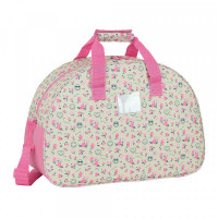 Sports bag Smiley World Garden White Pink (21 L)