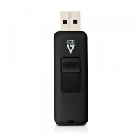 Pendrive V7 Flash Drive USB 2.0 Black 8 GB