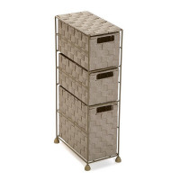Occasional Furniture 3 drawers Beige polypropylene (28 x 57 x 15,5 cm)