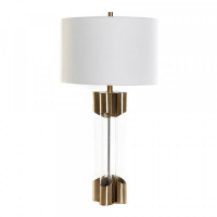 Desk Lamp DKD Home Decor Acrylic Metal Golden (40 x 40 x 80 cm)