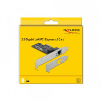 Network Card DELOCK 89564 PCI Express x 1 Gigabit LAN (Refurbished B)