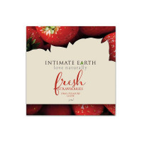 Oral Pleasure Glide Fresh Strawberries Foil 3 ml Intimate Earth Strawberry