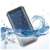 Waterproof case Samsung Galaxy S8 KSIX Aqua Case Black Transparent