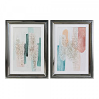 Painting DKD Home Decor Abstract (2 pcs) (49 x 3 x 69 cm)