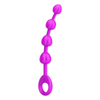 Anal Beads Pretty Love Conical Pink Silicone