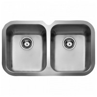 Sink with Two Basins Teka 10125150 BE 2C 765 Stainless steel
