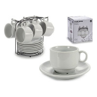 Piece Coffee Cup Set Porcelain (6 Pieces) (17 x 19 x 18 cm)