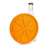 Cold Accumulator Orange Plastic (17,5 x 1,5 x 17,5 cm)