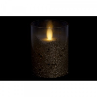LED Candle DKD Home Decor Glitter Christmas (2 pcs) (7.5 x 7.5 x 10 cm)