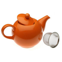 Teapot Orange Stoneware (14 x 11,5 x 23,2 cm)