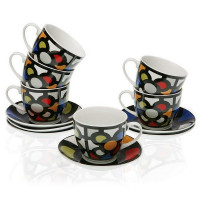 Piece Coffee Cup Set Urbana Porcelain (6 Pieces)
