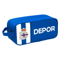 Travel Slipper Holder R. C. Deportivo de La Coruña Blue White Polyester