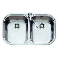 Sink with Two Basins Teka 11107028 STYLO 2C Stainless steel